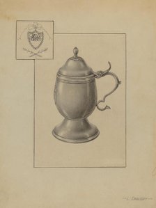 Silver Mug, c. 1939. Creator: Leo Drozdoff.