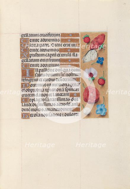 Hours of Queen Isabella the Catholic, Queen of Spain: Fol. 52r, c. 1500. Creator: Master of the First Prayerbook of Maximillian (Flemish, c. 1444-1519); Associates, and.