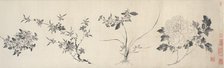 Flowers of the Four Seasons, Ming dynasty (1368-1644), 1599. Creator: Chen Jiayan.