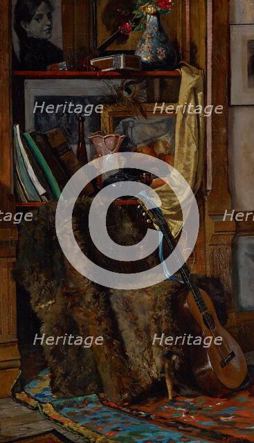 The Bachelor Boudoir (Corner of the Studio), about 1883. Creator: Charles Joseph Fiscus.