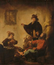 Joseph Interpreting the Dreams of the Baker and the Butler (Genesis 40:1-19), c.1632-c.1640. Creator: Benjamin Gerritz Cuyp.