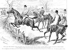 Advertisement for Elliman's Embrocation: Cutting-Em down by a believer in Elliman’s, 1890.  Creator: William Stanfield Sturgess.