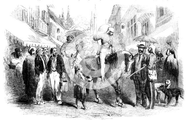 A Street at Constantinople, 1856.  Creator: Unknown.