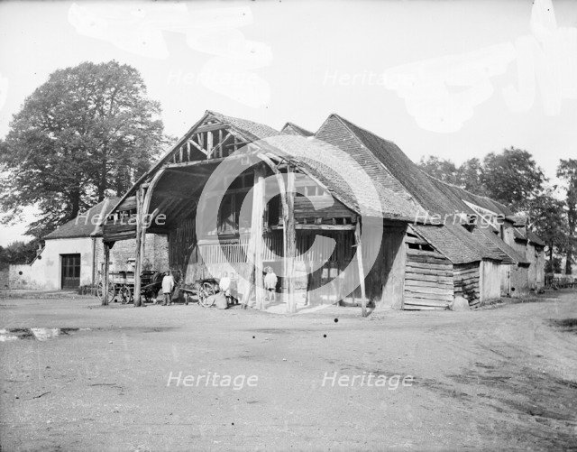 Old Wharf Storehouses, Newbury, Berkshire, c1860-c1922. Artist: Henry Taunt