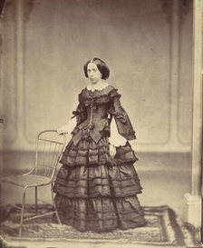 Frau Hofrat Josefine Raymond, 1850s-60s. Creator: Franz Antoine.