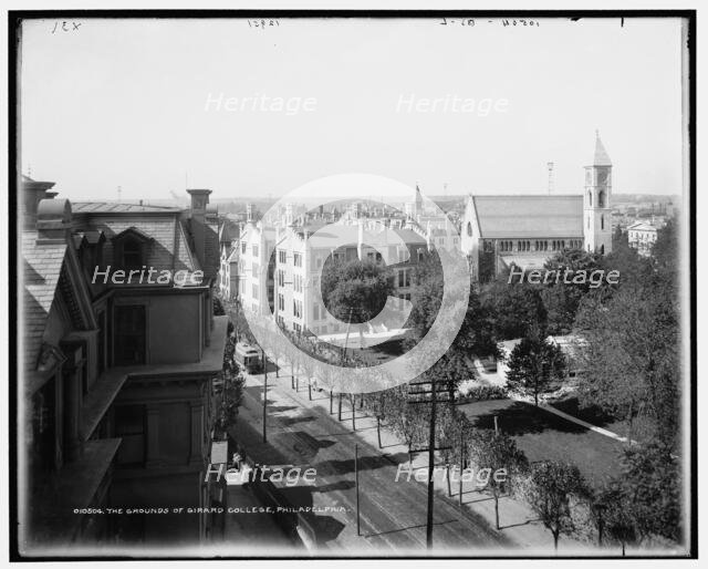 Grounds of Girard College, Philadelphia, c1901. Creator: Unknown.