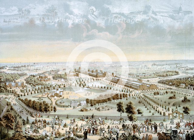 International Exposition of 1876 held at Philadelphia, Pennslvania, USA, 1876. Artist: Unknown