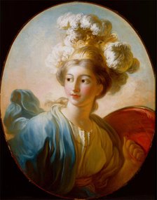The Goddess Minerva, c1772. Creator: Jean-Honore Fragonard.