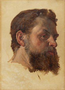 A Bearded Man. Study. Creator: Jorgen Pedersen Roed.