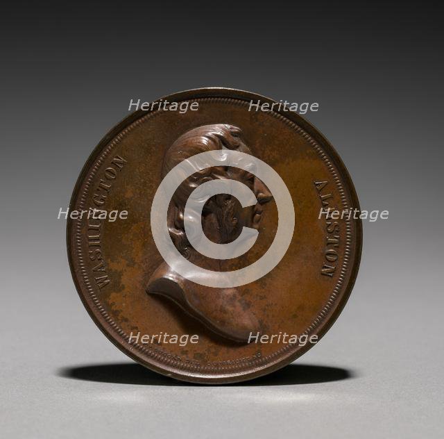 Washington Allston Medal, 1847. Creator: Charles Cushing Wright (American, 1853).
