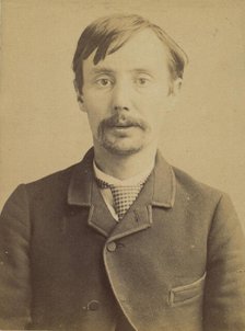 Chatillon. Jean-Baptiste. 31 ans, né à Toiseron des Minard (Cher). Employé de commerce. No..., 1882. Creator: Alphonse Bertillon.