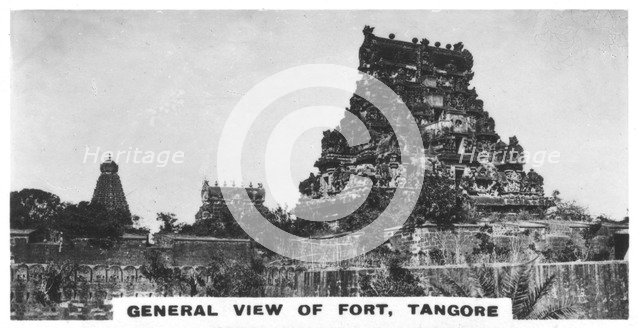 General view of fort, Tangore, Tamil Nadu, India, c1925. Artist: Unknown