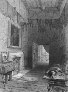 'Queen Mary's Closet, Holyrood. (Scene of the Murder of Rizzio)', c1850. Artist: Ebenezer Challis.