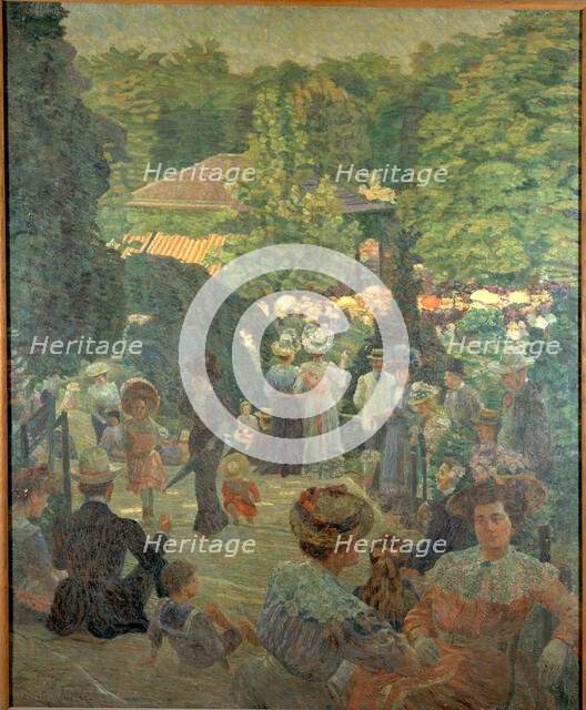 Montsouris Park, c1900. Creator: Ludovic Vallee.