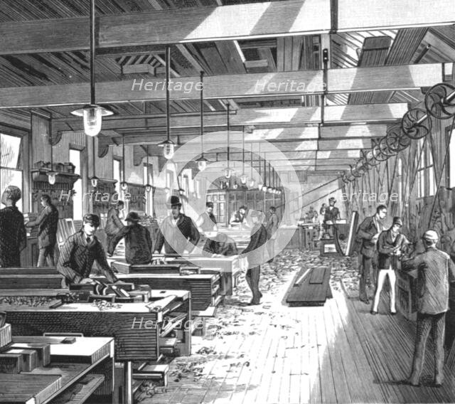 ''The Walker Engineering Laboratories at Liverpool; The Wood-working Department', 1890. Creator: Unknown.