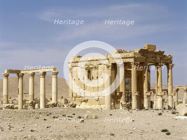 Temple of Baalshamin, Palmyra, Syria, 2001. Creator: LTL.