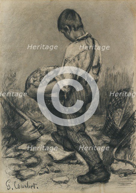 Young Stone Breaker, c1864-1865. Artist: Gustave Courbet.