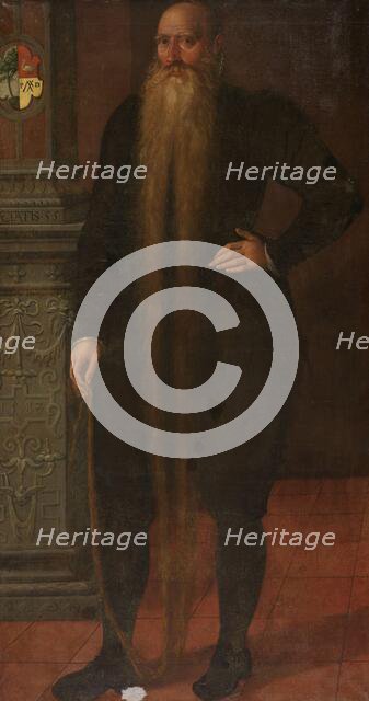Portrait of Pieter Dircksz, called Long Beard, Council Member of the Orphan Chamber in Edam, 1583. Creator: Aert Pietersz..