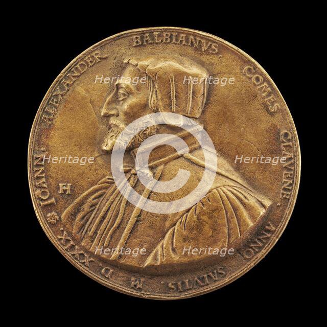 Giovanni Alessandro Balbiani, Count of Chiavenna, Captain in the Army of Georg van Frundsberg, 1529. Creator: Friedrich Hagenauer.