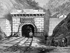 North entrance to the Mont Cenis Tunnel: Modane, 1871. Creator: Unknown.