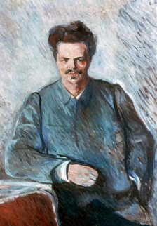 'August Strindberg', 1892. Artist: Edvard Munch