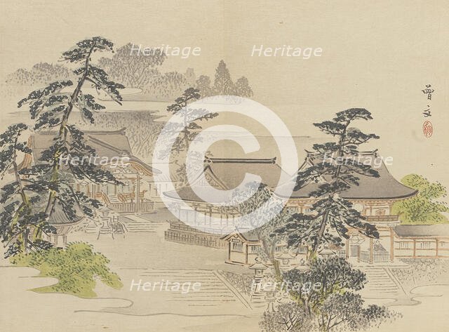 Twenty-Five Views of the Capital (image 26 of 29), Late 19th century. Creator: Morikawa Sobun.