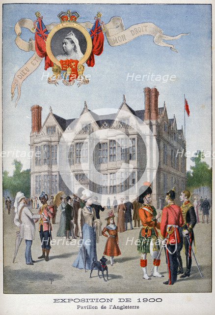 The British pavilion at the Universal Exhibition of 1900, Paris, 1900. Artist: Unknown