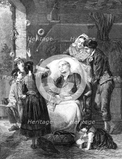 "Recollections of Boyhood," by E. Castan, 1872. Creator: W. H..