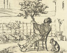 Un Abri à la campagne, 1856. Creator: Honore Daumier.