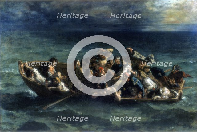 'The Shipwreck of Don Juan', 1840. Artist: Eugène Delacroix