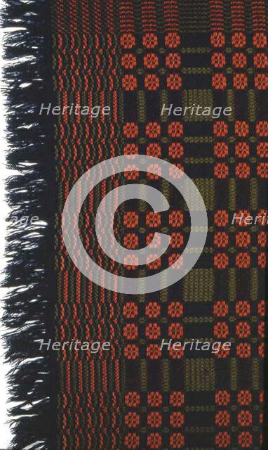 Coverlet, United States, 1820s/30s. Creator: Unknown.