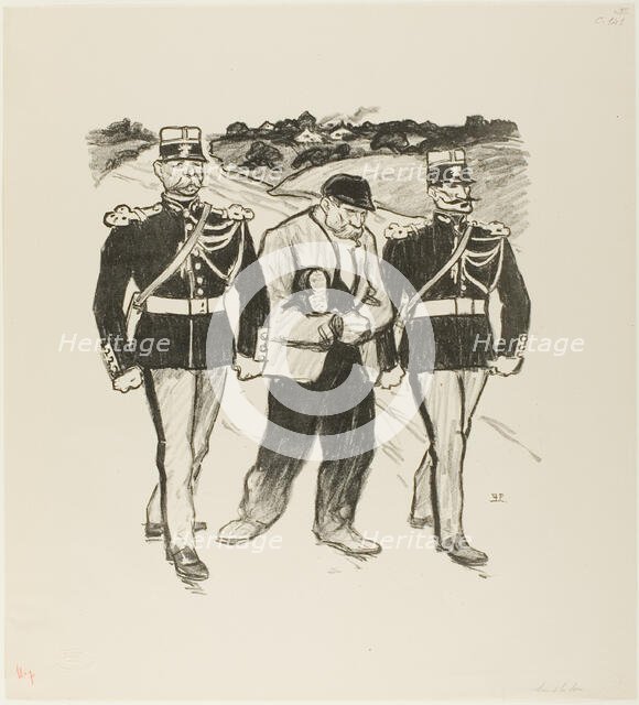 Without a Cent, March 1894. Creator: Theophile Alexandre Steinlen.