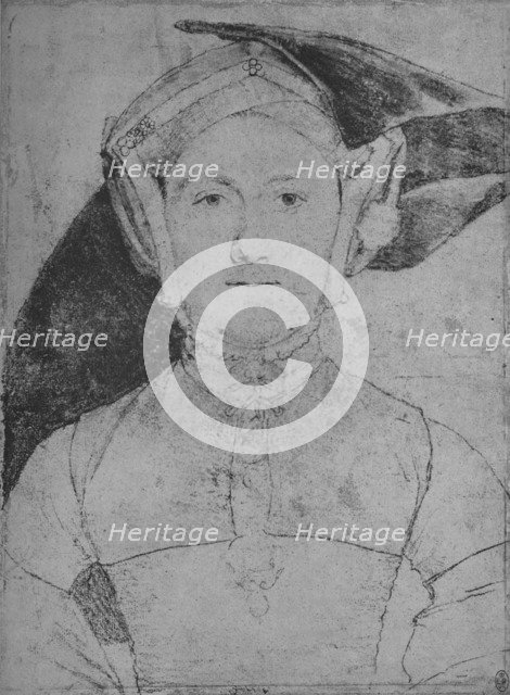 'A Lady: Unknown', c1532-1543 (1945). Artist: Hans Holbein the Younger.