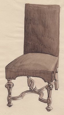 'Late 17th century chair', (1951).  Creator: Shirley Markham.