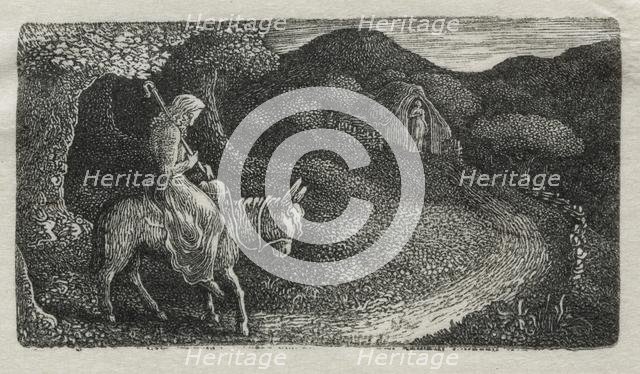 The Return Home, 1829. Creator: Edward Calvert (British, 1799-1883).