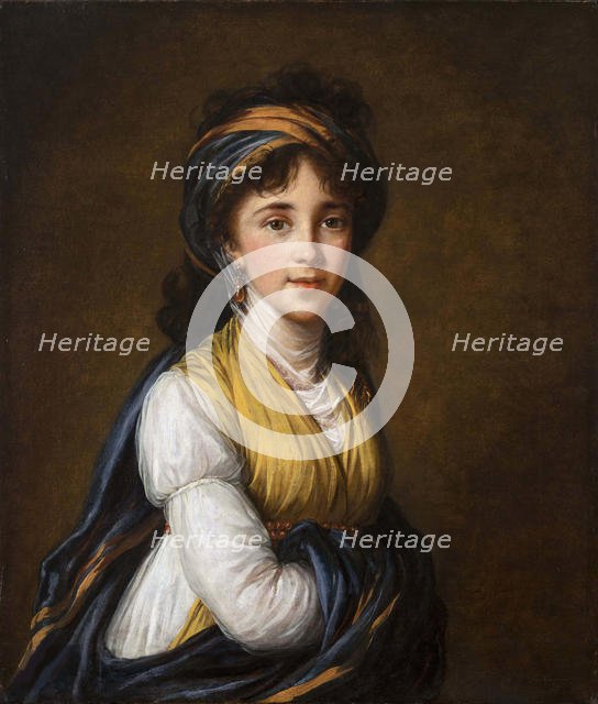 Portrait of Countess Anna Grigoryevna Belosselsky-Belozersky (1773-1846), 1798. Creator: Vigée Le Brun, Louise Élisabeth (1755-1842).