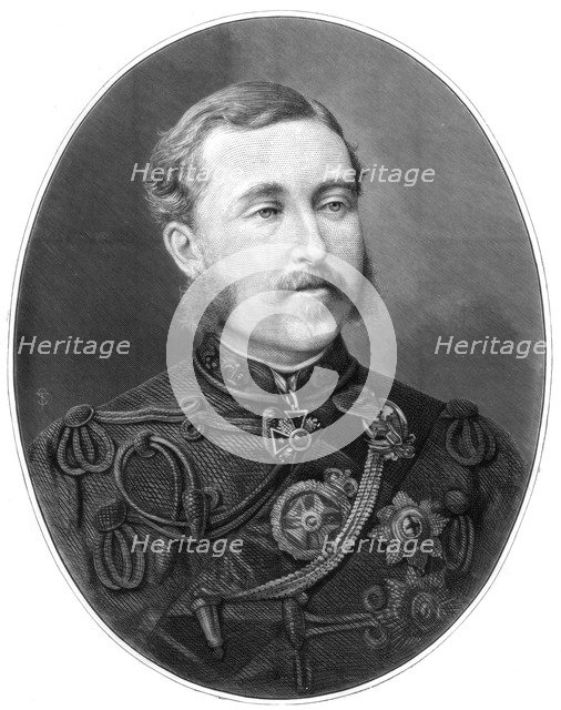 The Duke of Connaught, British soldier, 1875. Artist: Unknown
