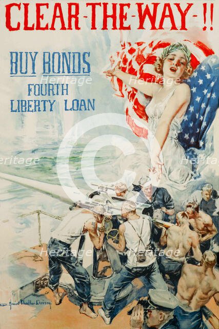 Clear the Way , 1918. Creator: Christy; Howard Chandler (1872-1952).