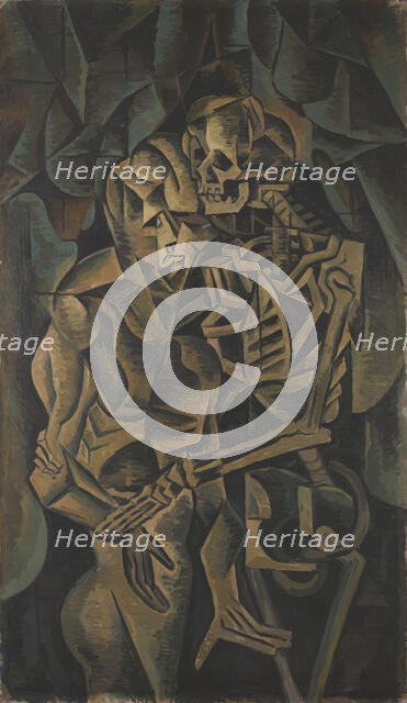 Kiss of a Death, 1912. Creator: Kubista, Bohumil (1884-1918).