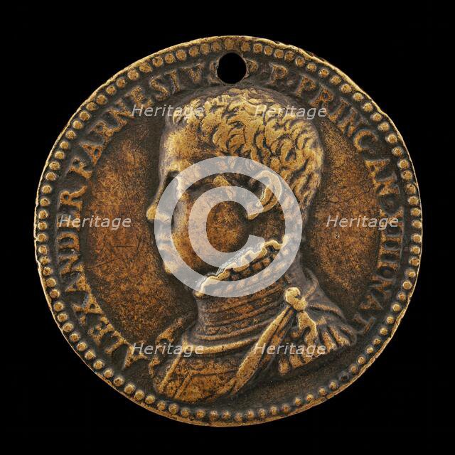 Alessandro Farnese, 1545-1592, 3rd Duke of Parma and Piacenza 1586, probably 1558. Creator: Gianpaolo Poggini.