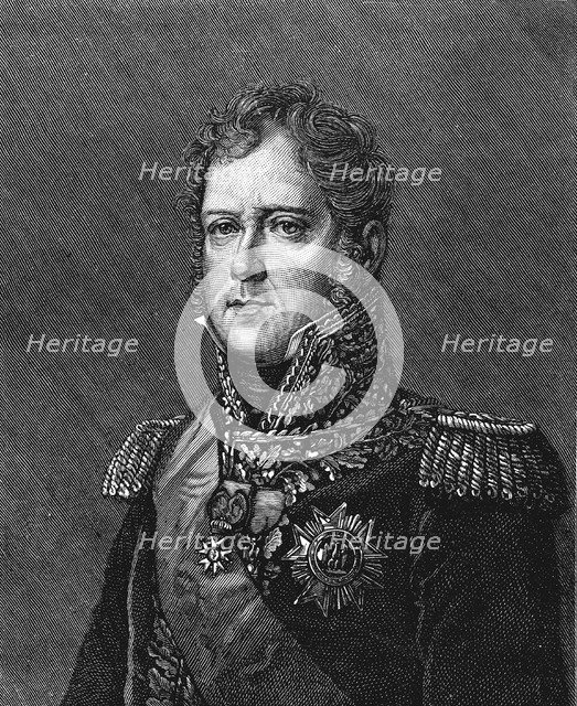 Michel Ney (1769-1815), One of Napoleon's marshals at Waterloo. Artist: Unknown