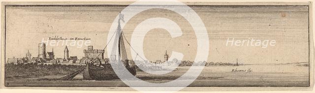 Rudesheim, c. 1632/1636. Creator: Wenceslaus Hollar.