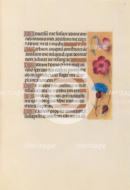 Hours of Queen Isabella the Catholic, Queen of Spain: Fol. 242r, c. 1500. Creator: Master of the First Prayerbook of Maximillian (Flemish, c. 1444-1519); Associates, and.