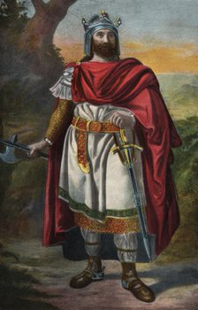Don Alphonse I (Alonso) the Catholic (693-797), King of Asturias, son-in-law of Don Pelayo, inten…