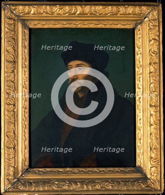 Desiderius Erasmus. Creator: Hans Holbein the Younger.