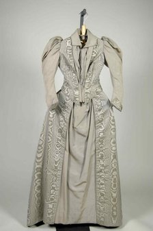Afternoon dress, American, 1890-95. Creator: Unknown.