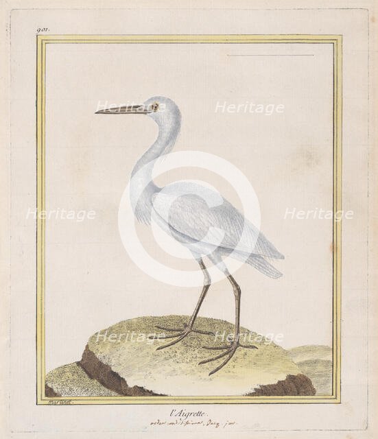 L'Aigrette (Egret), 1770-86. Creator: François Nicolas Martinet.