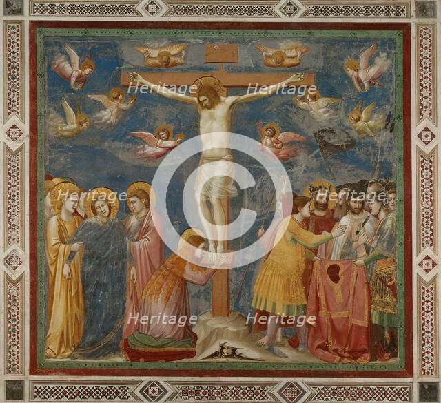 Crucifixion (From the cycles of The Life of Christ), 1304-1306. Creator: Giotto di Bondone (1266-1377).