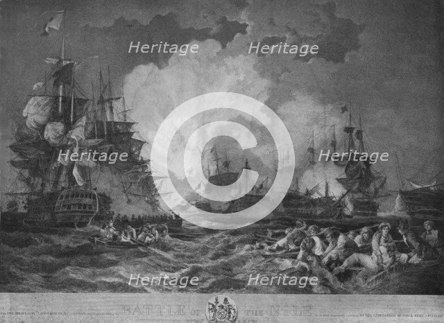 'Aboukir Bay', c1799. Artist: Philip James de Loutherbourg.