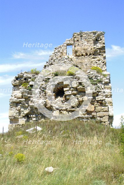 A tower in Amphipolis, Greece. Artist: Samuel Magal